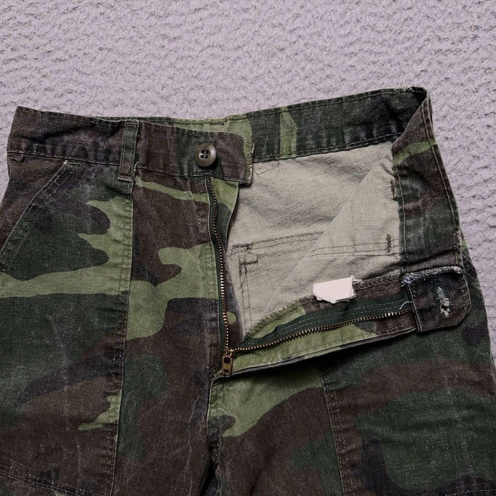 Vintage Five Brother Camo Pants Women's 25x29 Mid Rise Faded Military USA Made - Picture 2 of 10